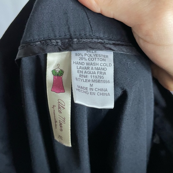 Alice Moon Black Essential Elegance Circle swing skirt size medium - Picture 3 of 5